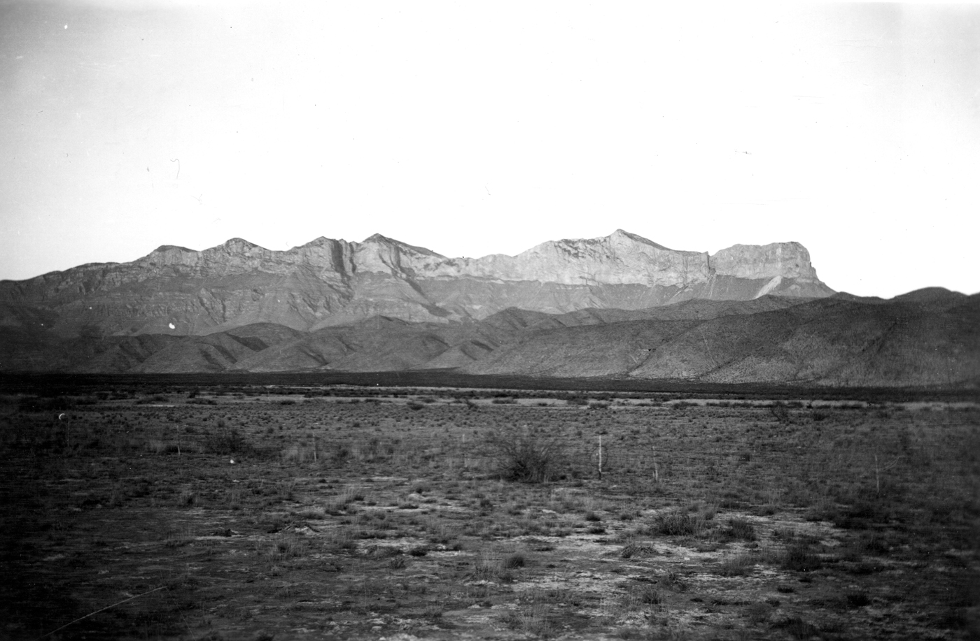 U.S. Geological Survey Photograph of Guadalupe Mountains